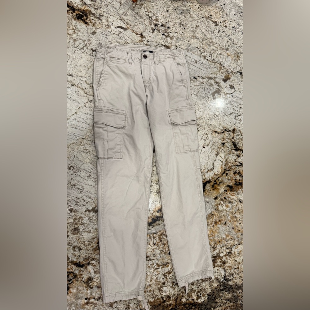 AE Real Good Flex- Off-White Cargo Pants
